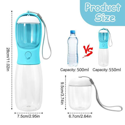 🐶 Bebedero y Comedero Portátil 2 en 1 para Mascotas